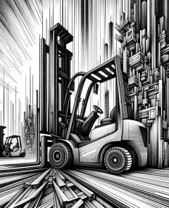 ai-stock_market_forklift_industry_logistics