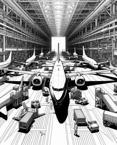 ai-boeing-airplane-production-line