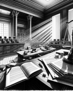 ai-courtroom-legal-documents-scales-of-justice