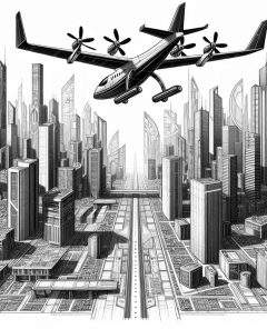 ai-evtol-aircraft-futuristic-cityscape