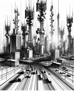 ai-fiber_optic_cables_5g_towers_urban_landscape