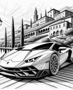 ai-lamborghini-hybrid-car-luxury-sports