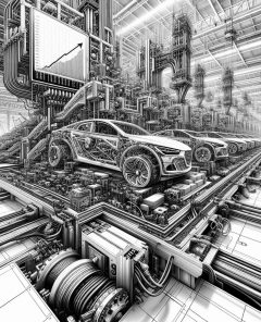 ai-electric_vehicle_assembly_line_stock_market