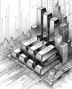 ai-gold-bars-financial-market