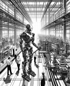 ai-humanoid-robot-industrial-setting