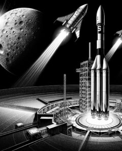 ai-rocket-launch-moon-lander-space-exploration