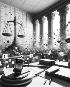 ai-courtroom_legal_documents_social_media_icons_scales_of_justice