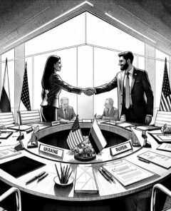 ai-diplomacy_peace_talks_negotiation_table_flags_handshake