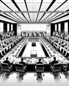 ai-diplomatic_meeting_flags_conference_table