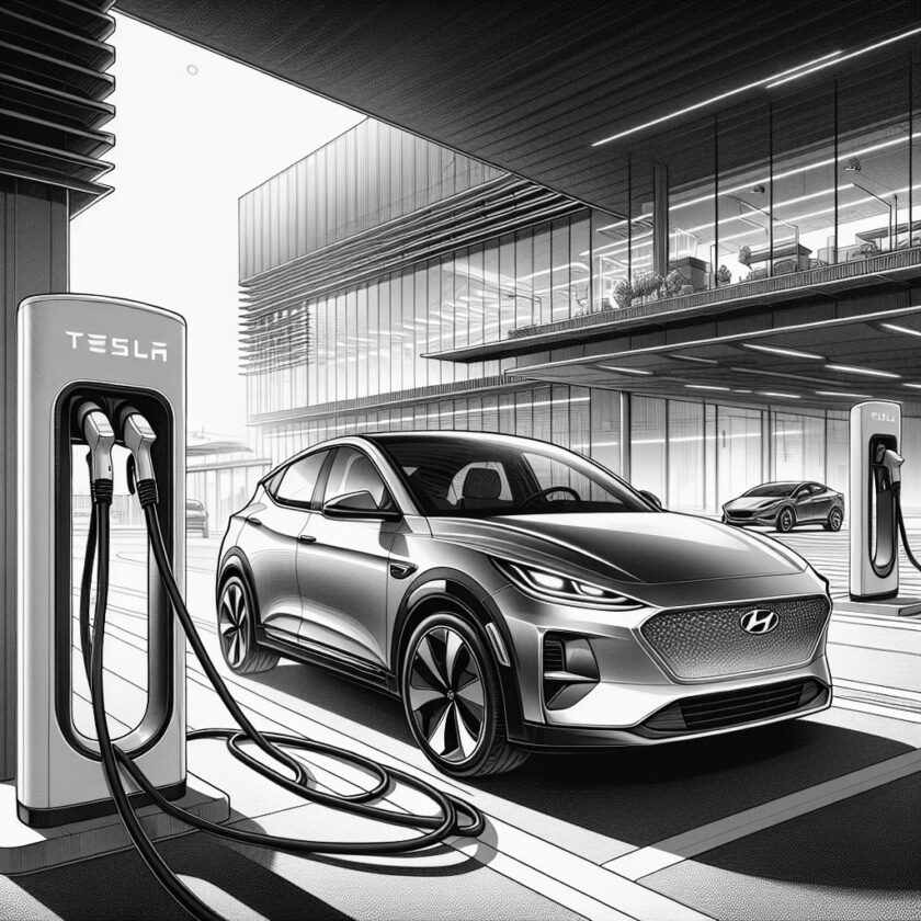 Hyundai bietet kostenlose NACS-Adapter für bestehende EV-Besitzer an