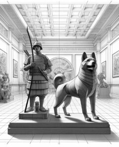 ai-military_dogs_wooden_sculptures