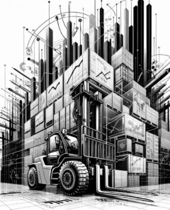 ai-stock_market_forklift_industry_financial_growth