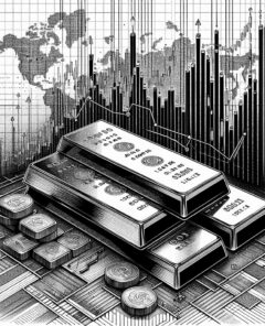 ai-gold-bars-financial-market-trade-war