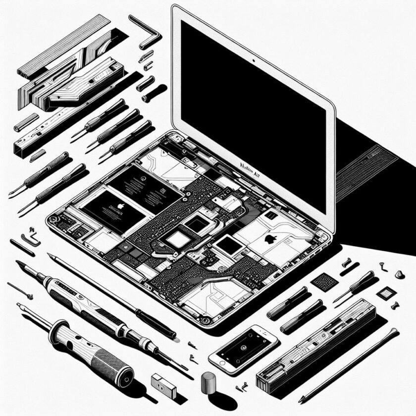 MacBook Air mit Apple M4: Einfacher Akkuwechsel, aber komplexe Reparaturen