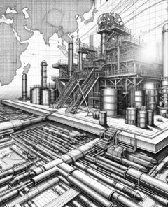 ai-oil-barrels-geopolitical-tension