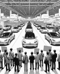 ai-tesla-auto-show-protest-sicherheit