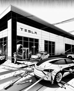 ai-tesla-dealership-vandalism-arrest-colorado