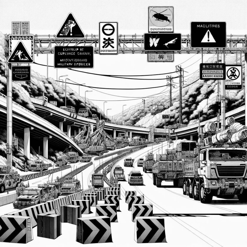 Verkehrsumleitung auf GA Highways 119 & 144 wegen Bauarbeiten und Militärübungen